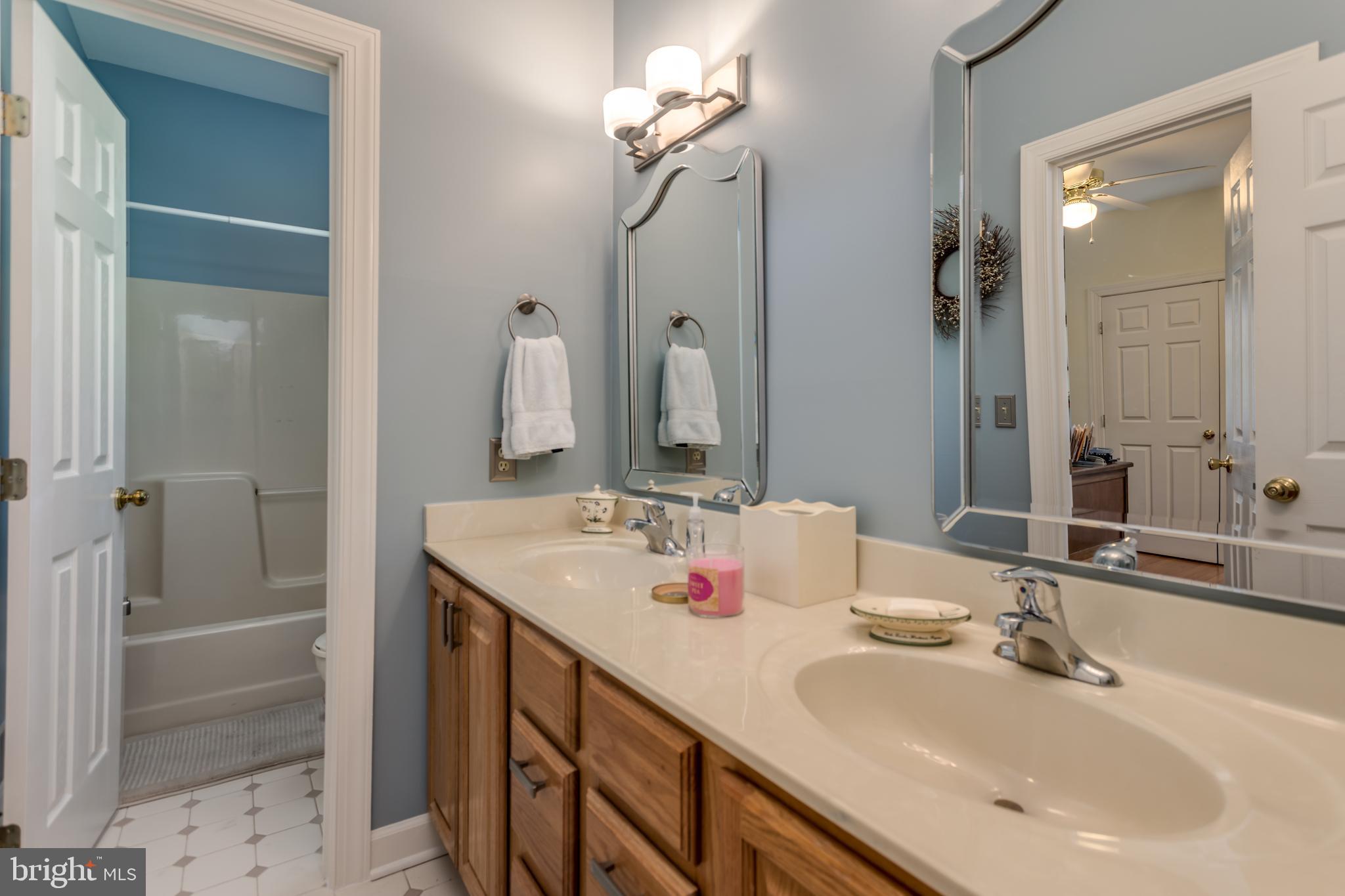 1224 Rodes Circle Winchester, VA 22601 - Photo 25 of 39 Jack and Jill Bathroom w/ Double Sink
