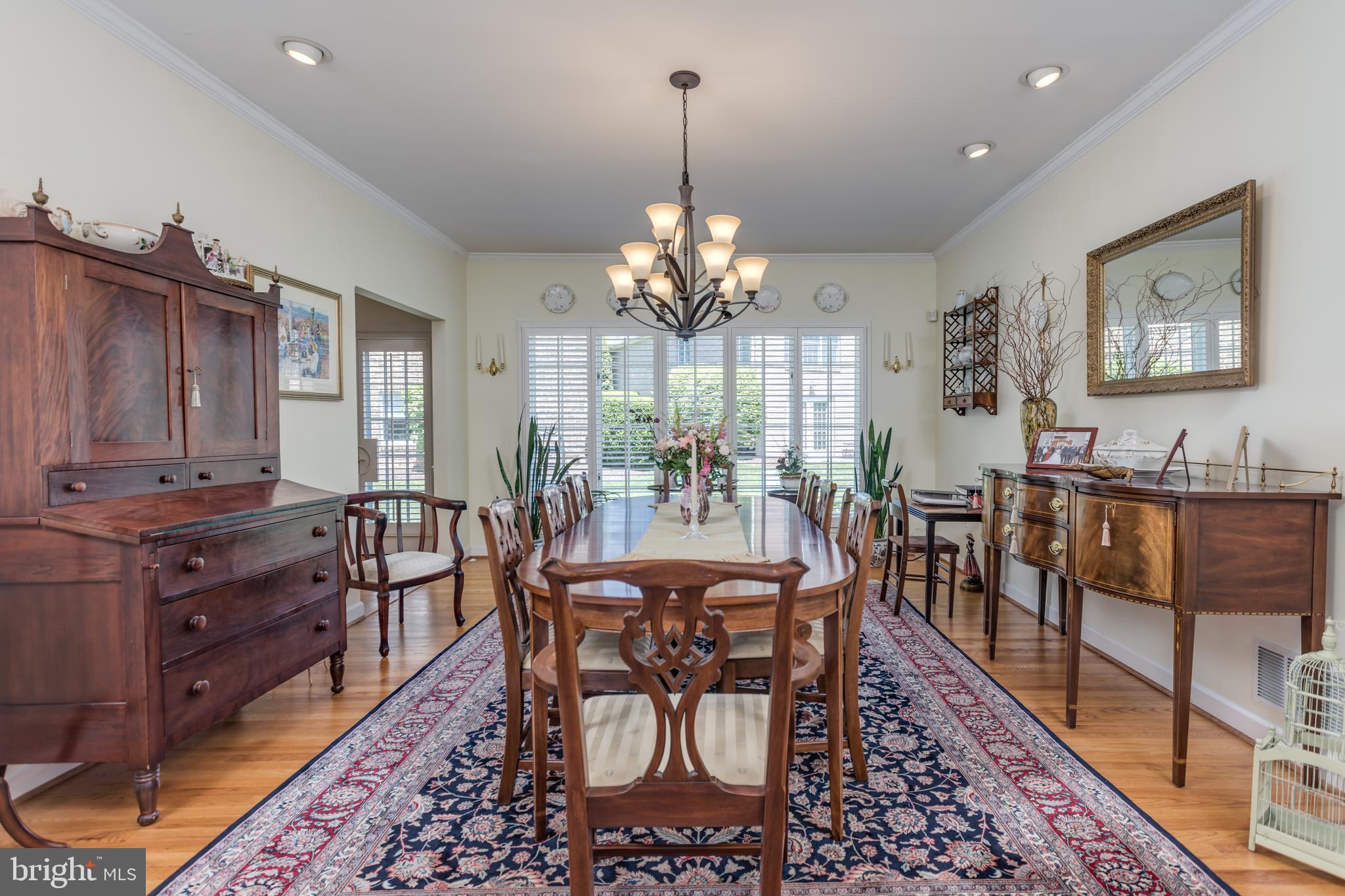 1224 Rodes Circle Winchester, VA 22601 - Photo 6 of 39 Formal Dining Room w/ Hardwood Floors