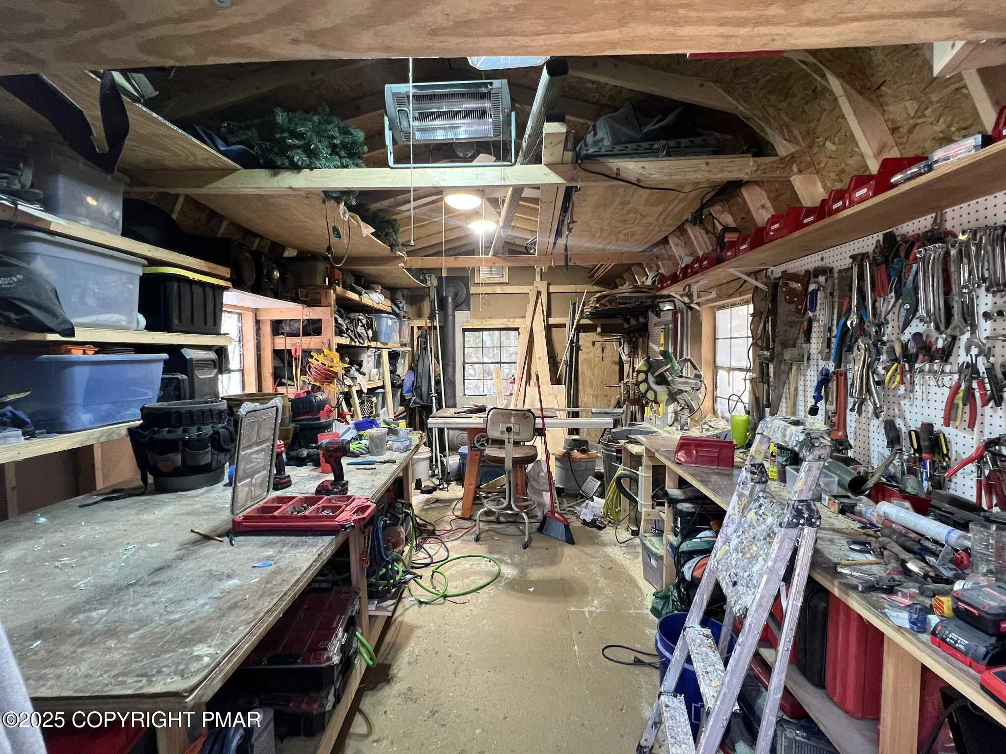 25 Red Oak Road Lake Harmony, PA 18624 - Photo 16 of 23 a view of a storage room with racks