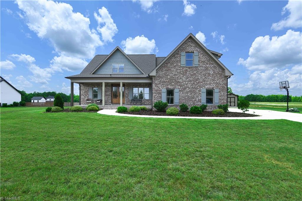 Welcome home! (color of grass has been enhanced by AI)