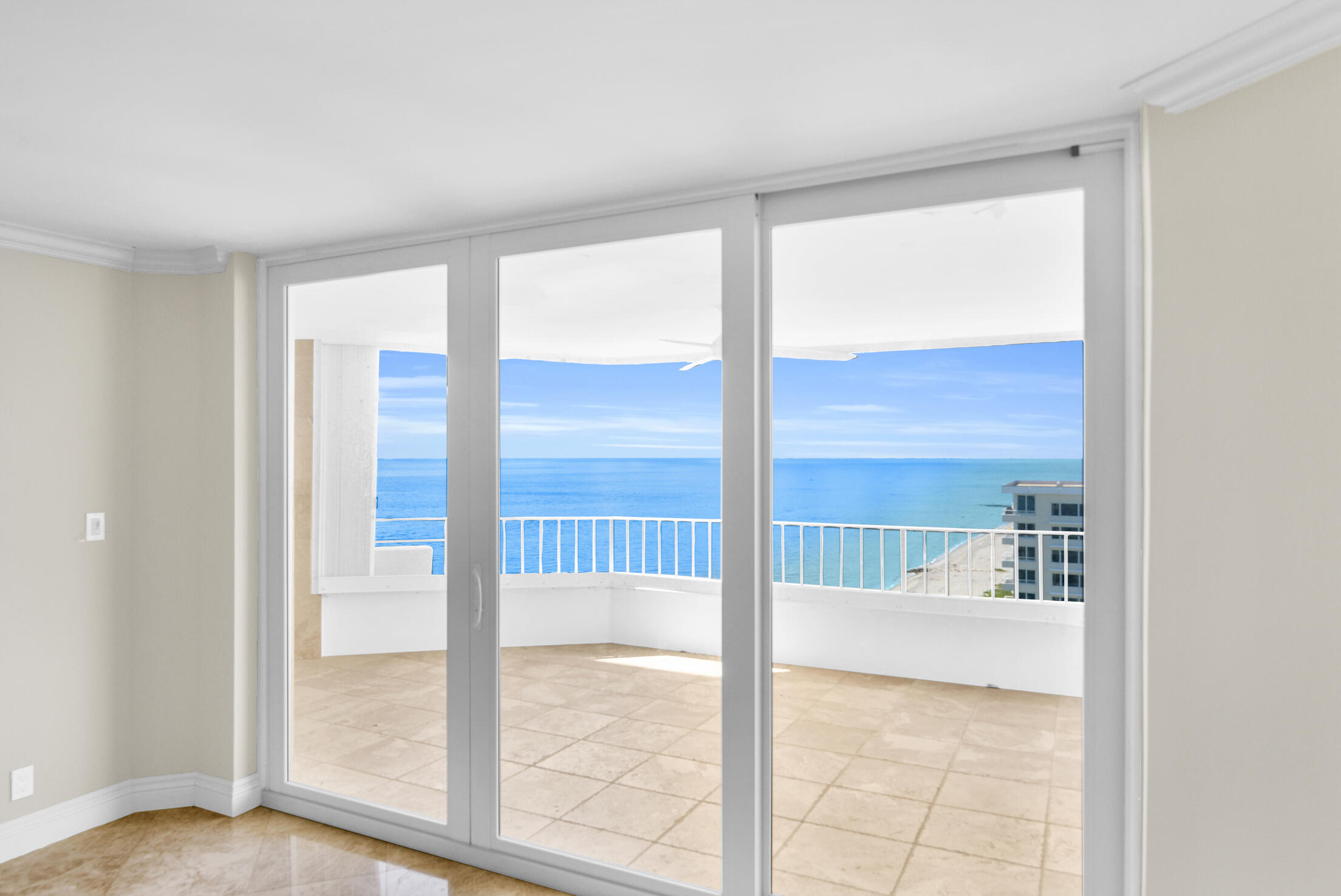 Ocean view from living room