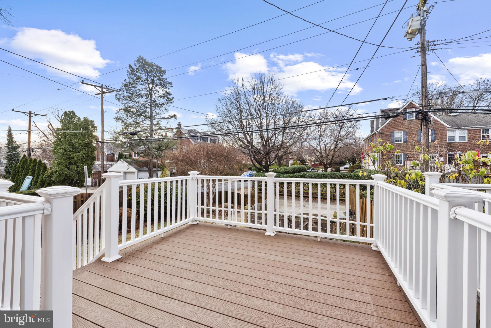 169 Regester Avenue Baltimore, MD 21212 - Photo 30 of 30 Sunny deck with scenic neighborhood views.