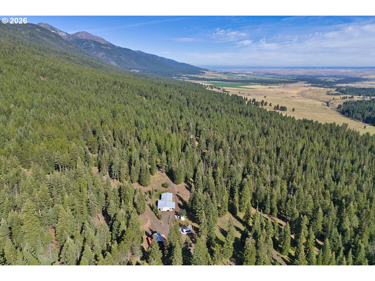 61216 Old Ski Run Road Joseph, OR 97846 - Photo 24 of 27 a view of an aerial view of a house and a yard