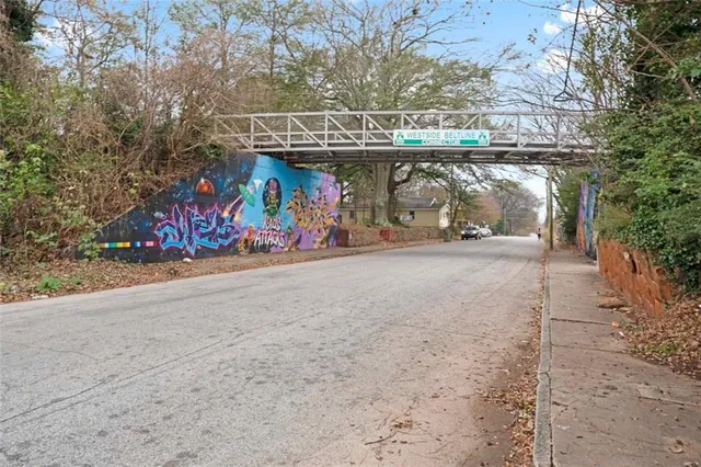 a view of street with storage
