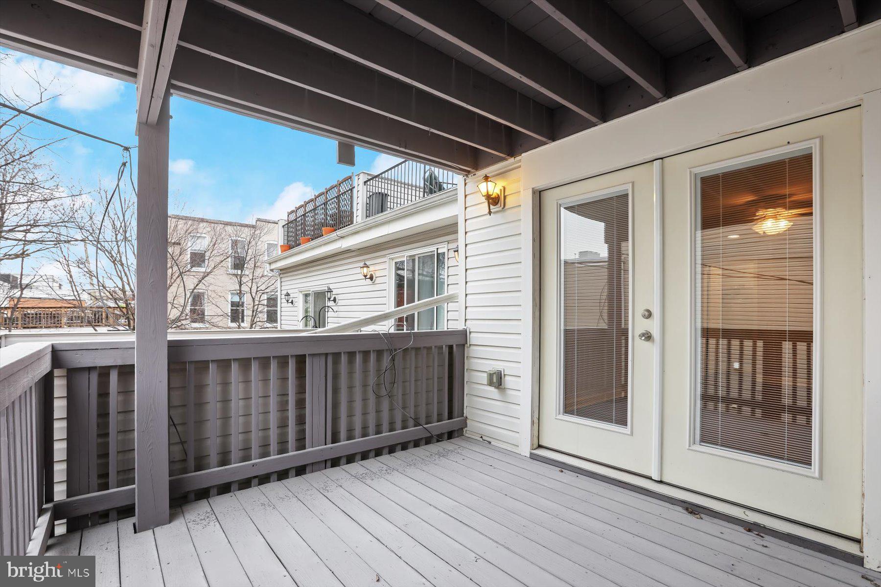 1749 South Hanover Street Baltimore, MD 21230 - Photo 29 of 55 a view of wooden deck