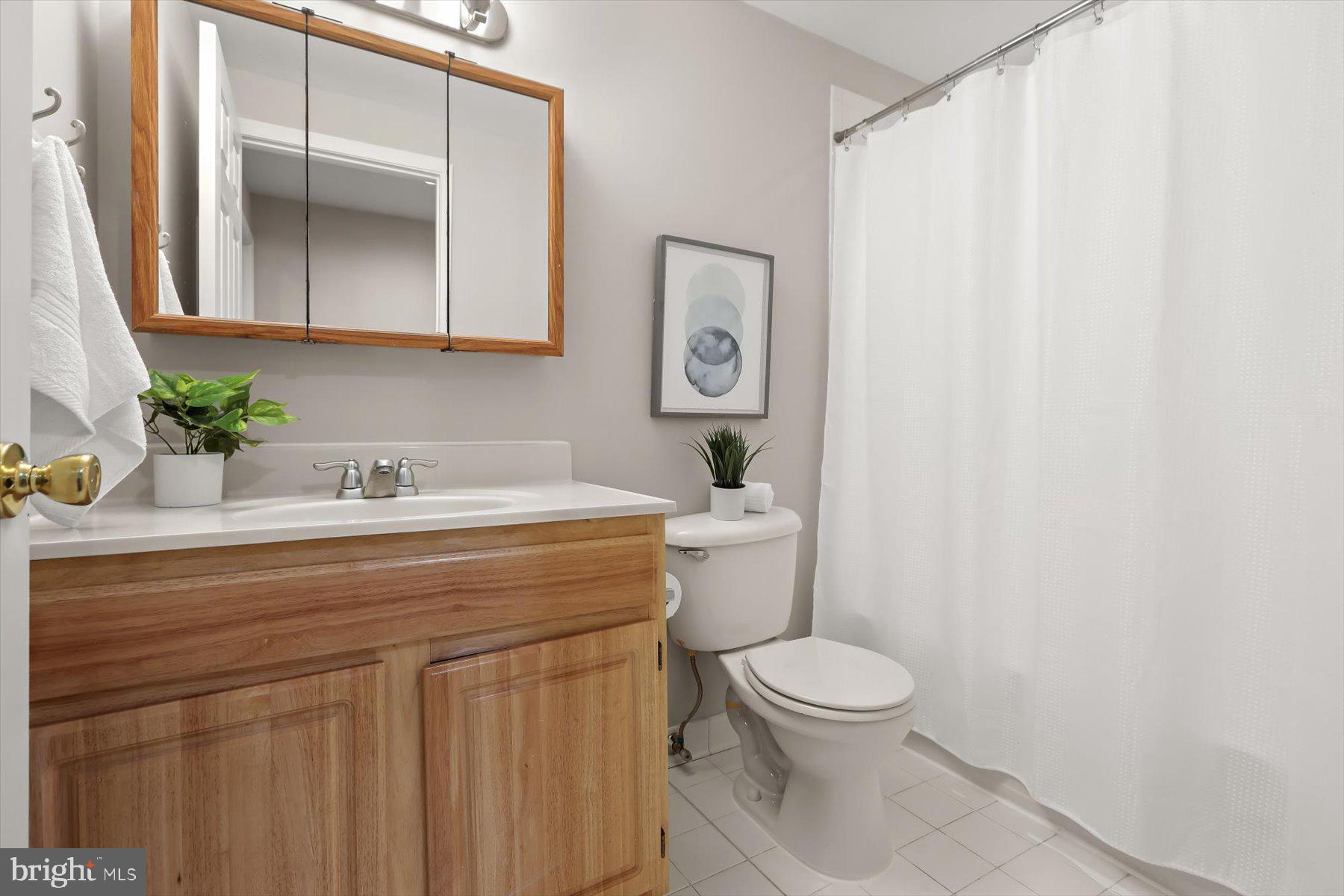 1749 South Hanover Street Baltimore, MD 21230 - Photo 30 of 55 a bathroom with a toilet a sink and a mirror