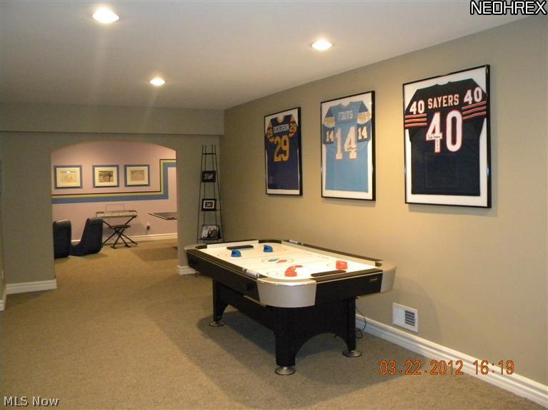 12480 Falcon Ridge Road Chesterland, OH 44026 - Photo 13 of 16 Lower level game and media rooms