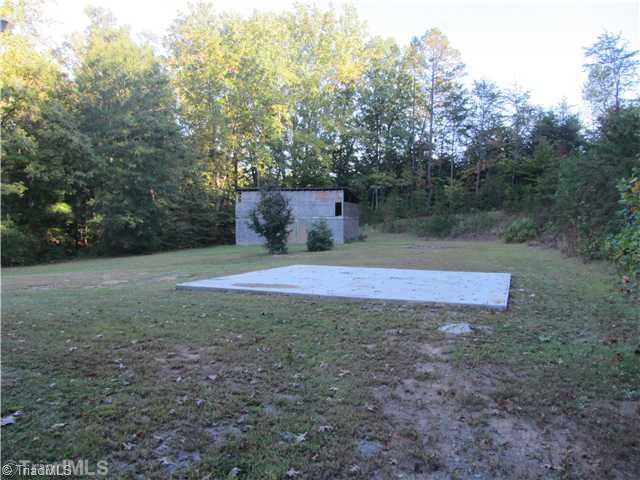 1072 Fulp Road Walnut Cove, NC 27052 - Photo 3 of 3 Exterior Back. Concrete pad for building, carport or patio