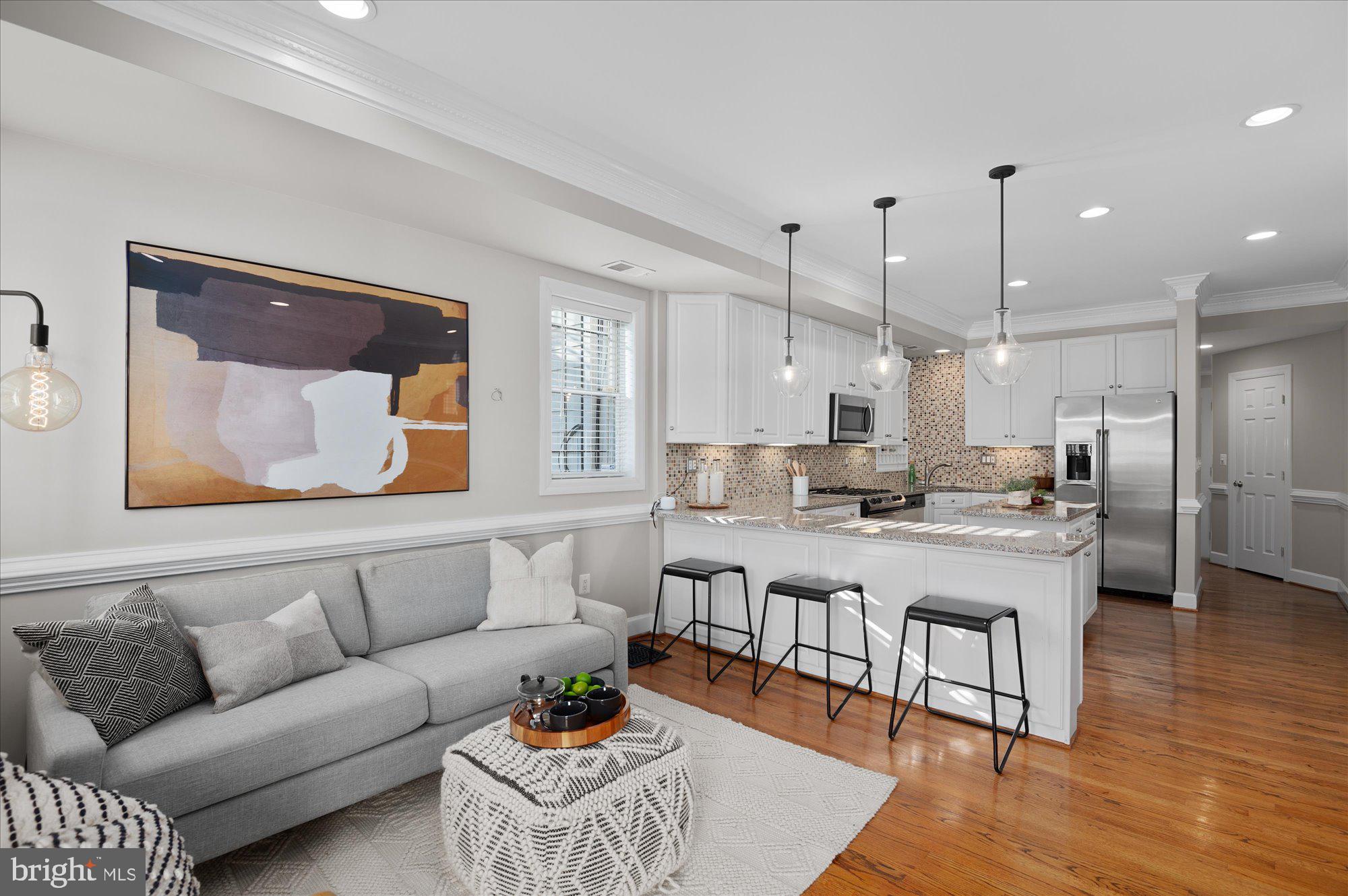1925 12th Street Northwest Washington, DC 20009 - Photo 5 of 11 Open Concept Family Room