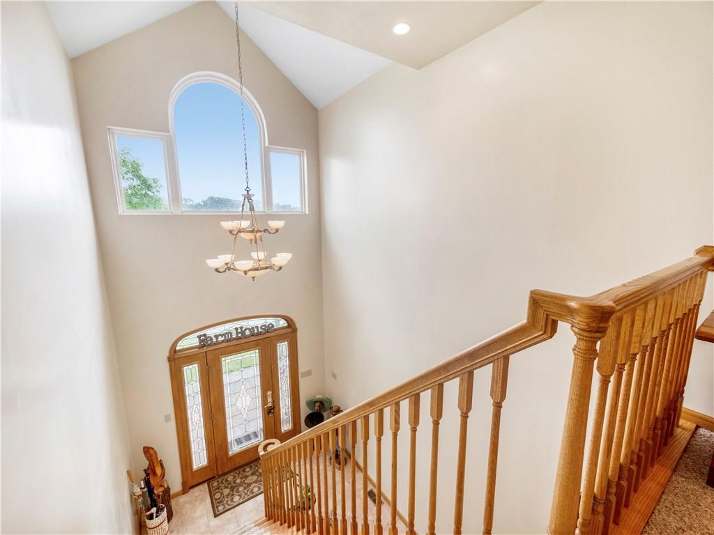 160 Eberle Road Hickory, PA 15340 - Photo 15 of 25 Light and Bright 2 Story Entry w/ceramic flooring. Gorgeous oak railing and recessed lighting. There is a loft at the top of the stairs!