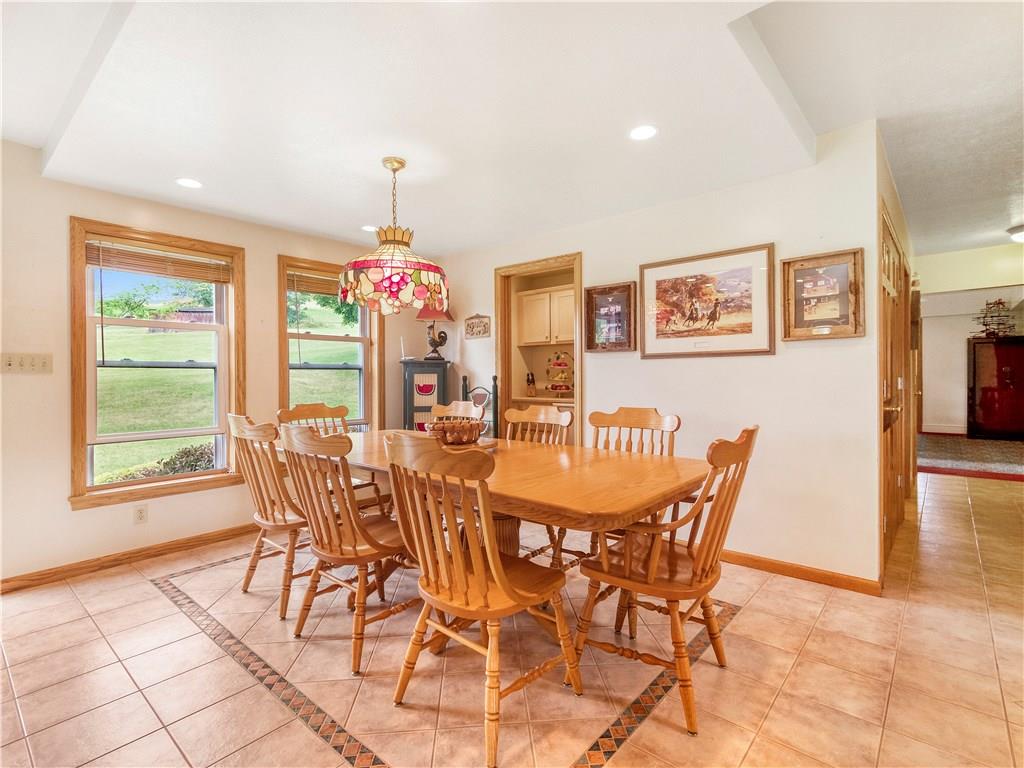 160 Eberle Road Hickory, PA 15340 - Photo 22 of 25 Eat in Area of the Kitchen. There is another Formal dining room down the hallway. Also there is a huge walk in pantry w/tons of cabinetry, extra counter space and a second dishwasher!