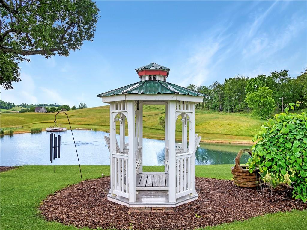 160 Eberle Road Hickory, PA 15340 - Photo 5 of 25 Ahhhhhhh! A gazebo. You will be the envy of your friends. Sit and read a book! Enjoy the lakeview!