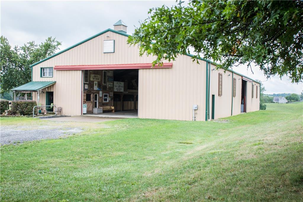 160 Eberle Road Hickory, PA 15340 - Photo 6 of 25 Amazing Barn. They have hosted 2 weddings here w/0ver 300 people. Super cute rustic porch off of the tack room. Sit and visit with your neighbors or take a break w/ a glass of iced tea!