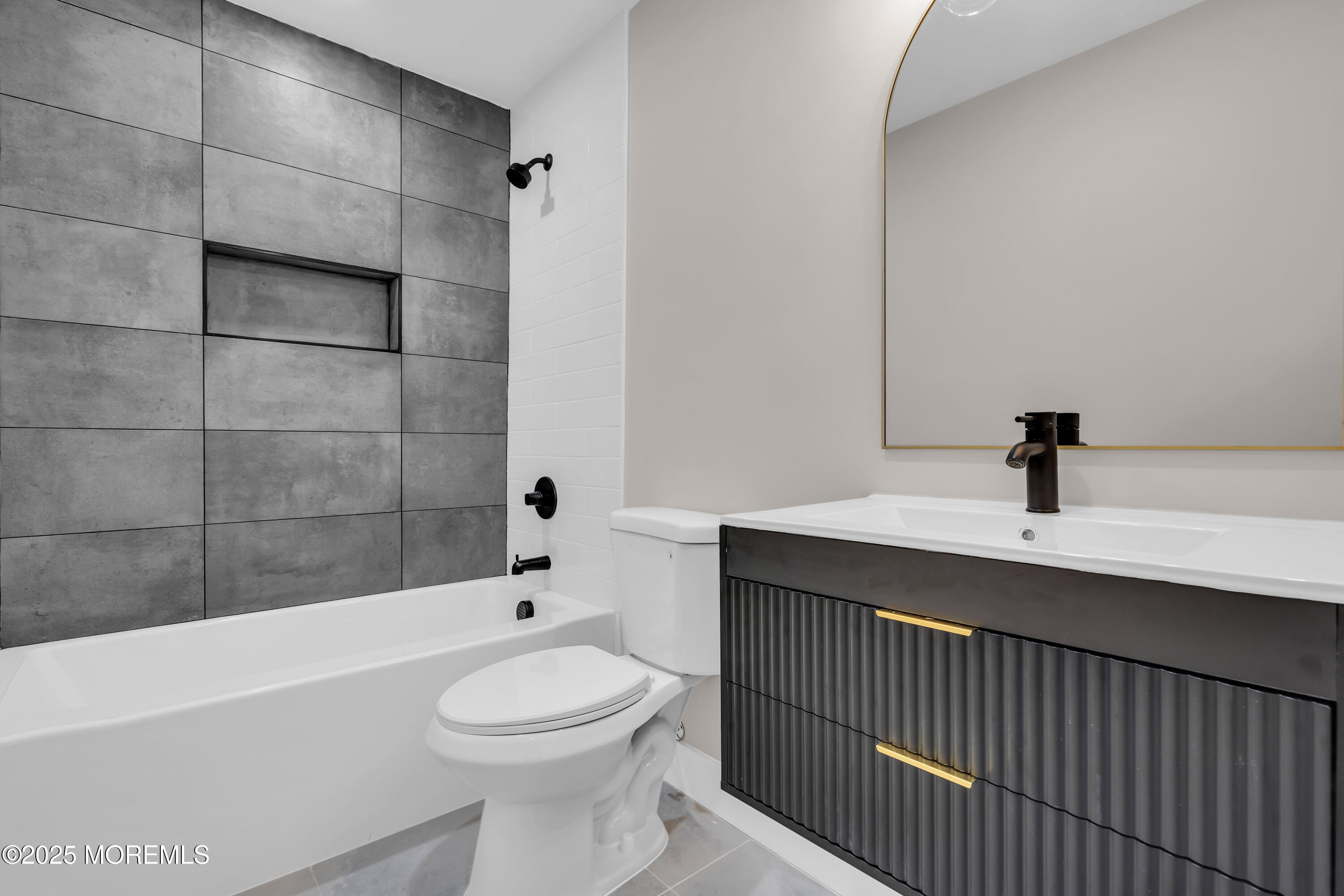 170 Station Road Bayville, NJ 08721 - Photo 14 of 36 a bathroom with a sink a toilet and shower