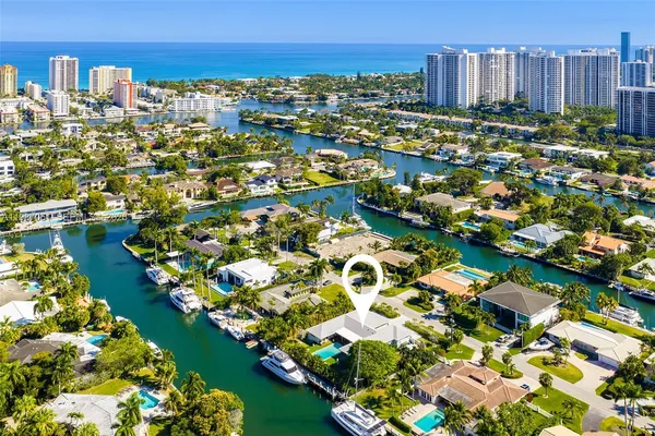 a view of a city with tall buildings