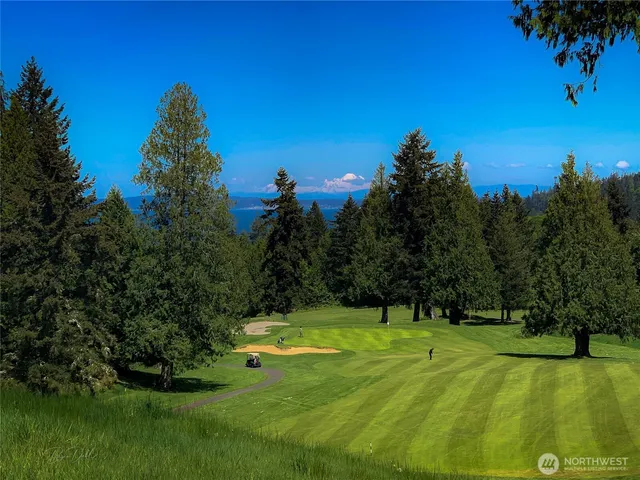 a view of a golf course