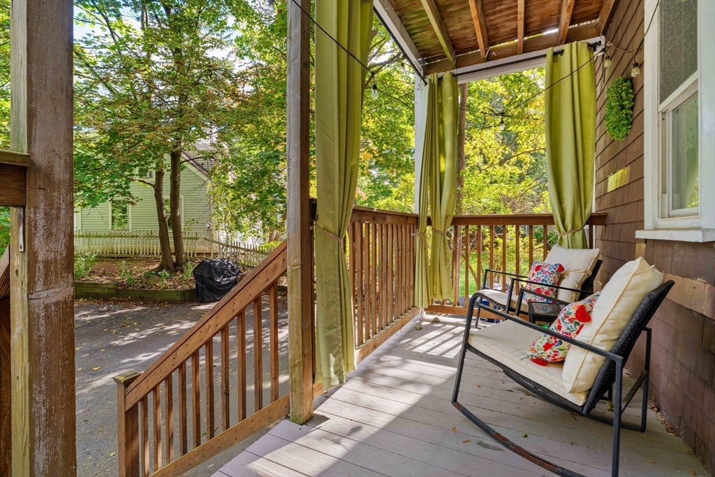 250 Poplar Street, Unit 1 Boston, MA 02131 - Photo 31 of 34 a view of a two chairs in the balcony