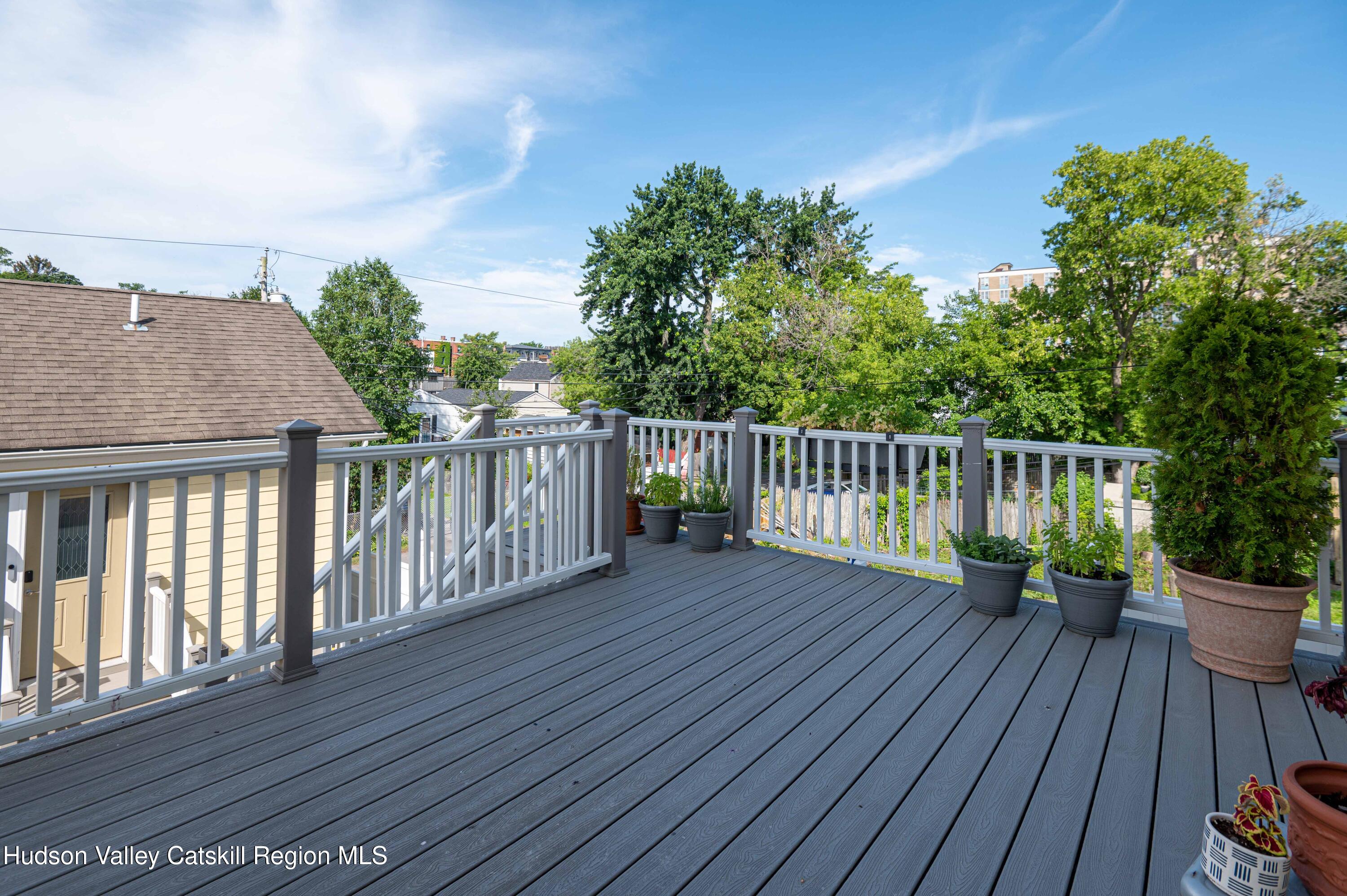 225 State Street, Unit RIGHT Hudson, NY 12534 - Photo 3 of 29 a view of deck with seating space