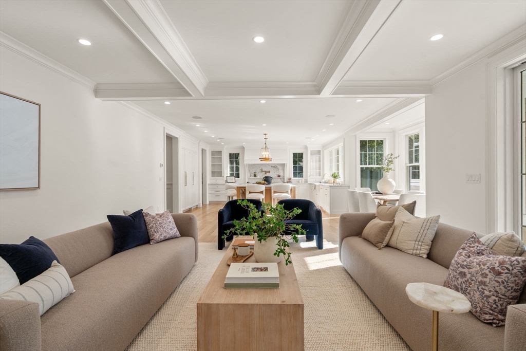 32 South Woodside Avenue Wellesley, MA 02482 - Photo 16 of 42 a living room with furniture fireplace and a potted plant
