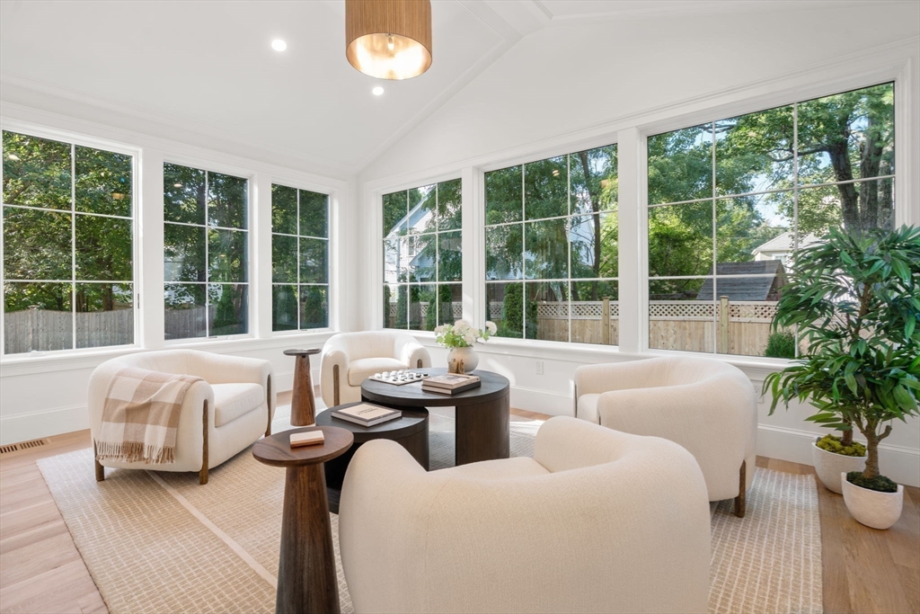 32 South Woodside Avenue Wellesley, MA 02482 - Photo 17 of 42 a living room with furniture and a large window