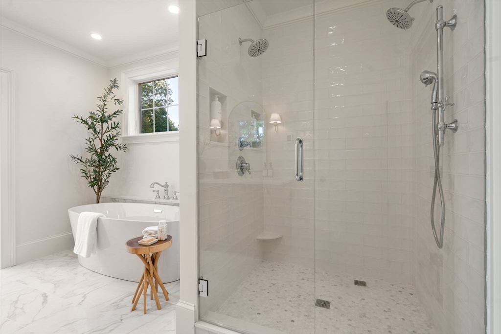 32 South Woodside Avenue Wellesley, MA 02482 - Photo 28 of 42 a bathroom with a shower and a sink