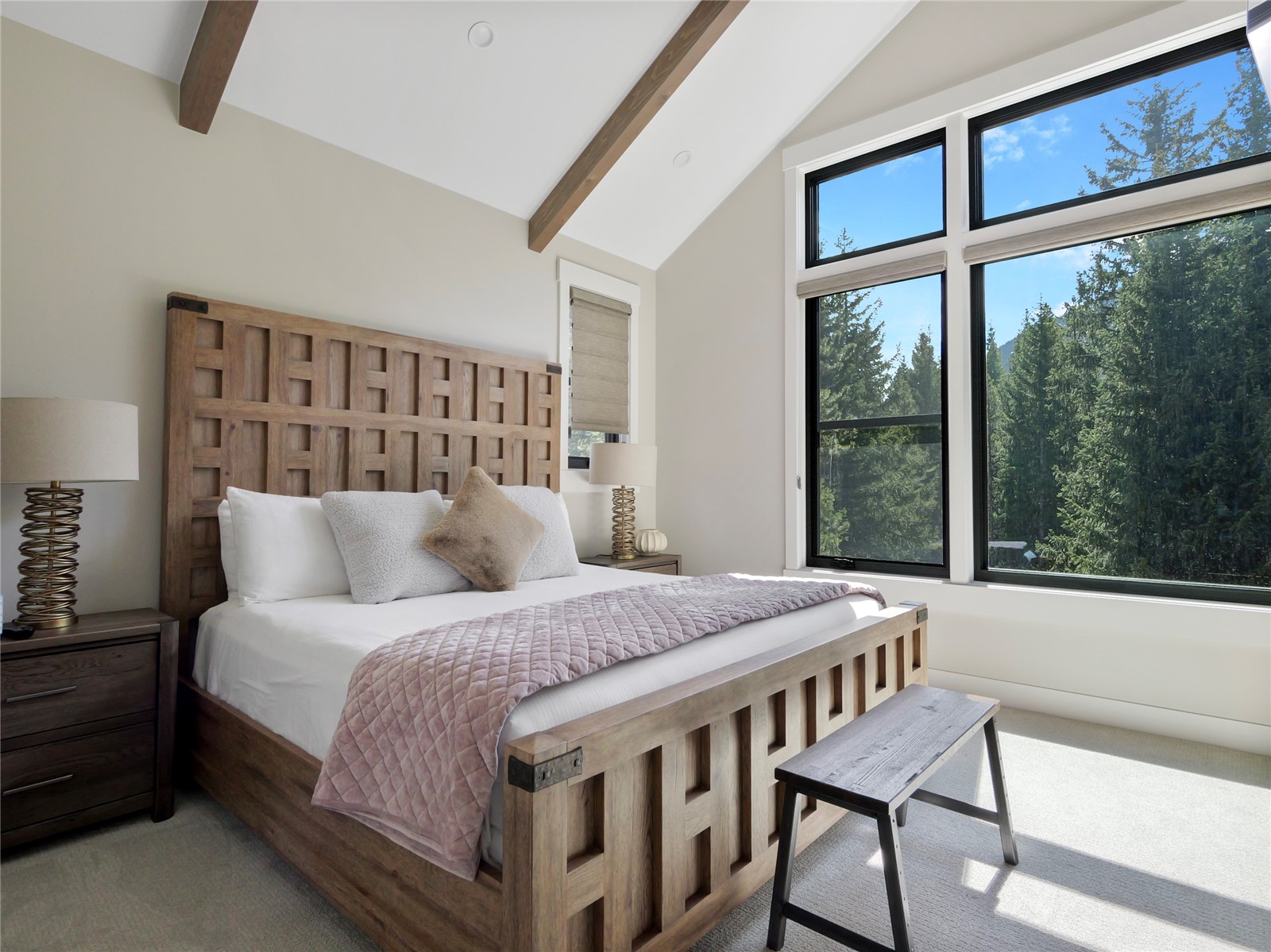 75 Alcove Court, Unit 75 Keystone, CO 80435 - Photo 19 of 40 a bedroom with a bed and a window