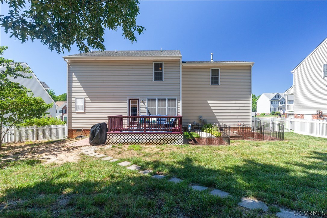 4367 Stately Oak Road North Chesterfield, VA 23234 - Photo 29 of 31 Notice the fenced garden area. Keeps the pets and