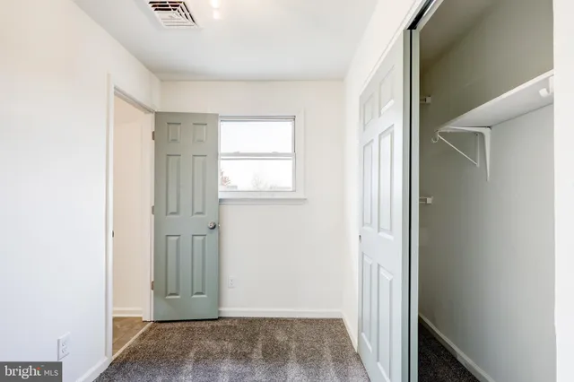 a view of an empty room