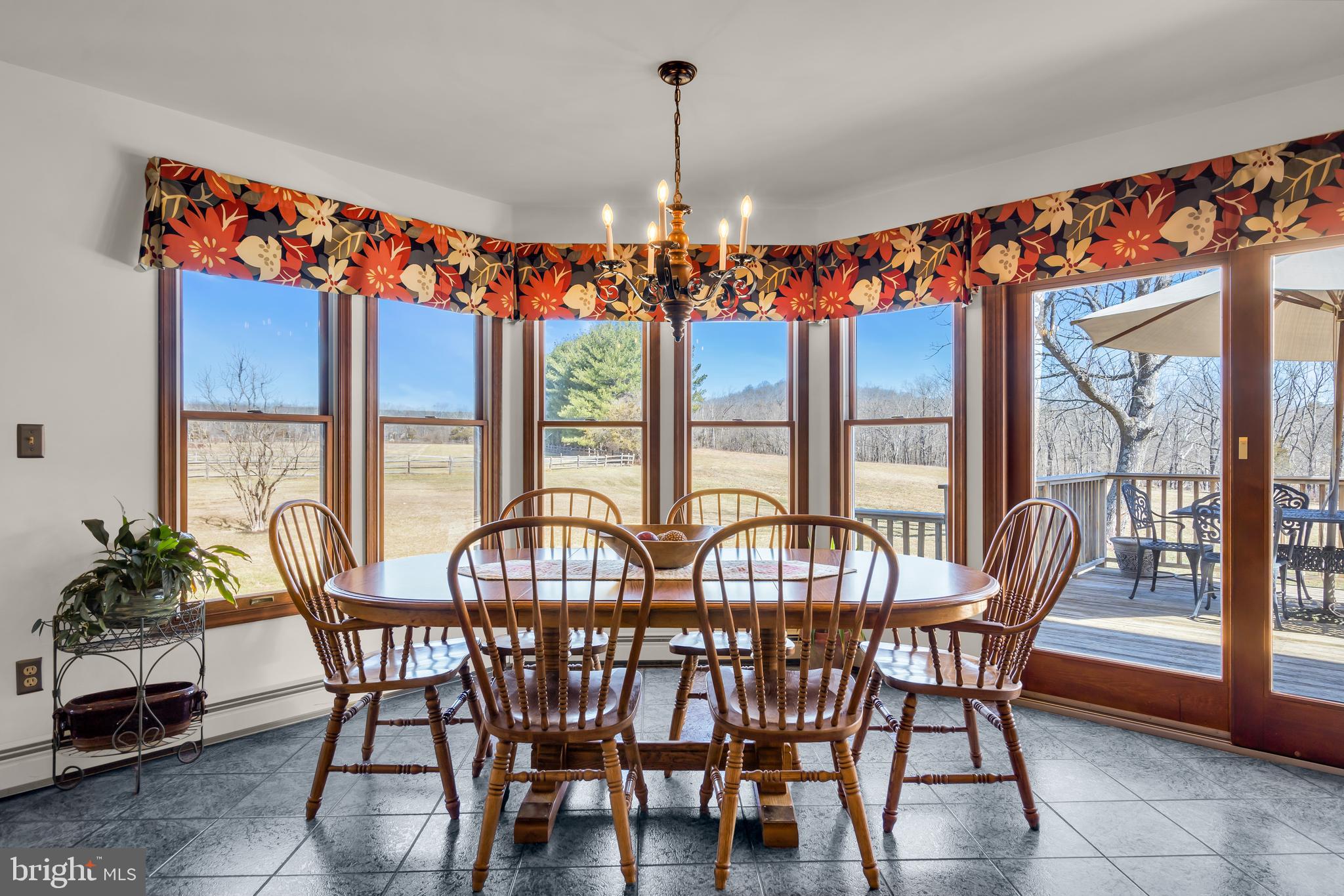 309 Pennington Harbourton Road Pennington, NJ 08534 - Photo 14 of 67 a view of a dining room with furniture window and outside view