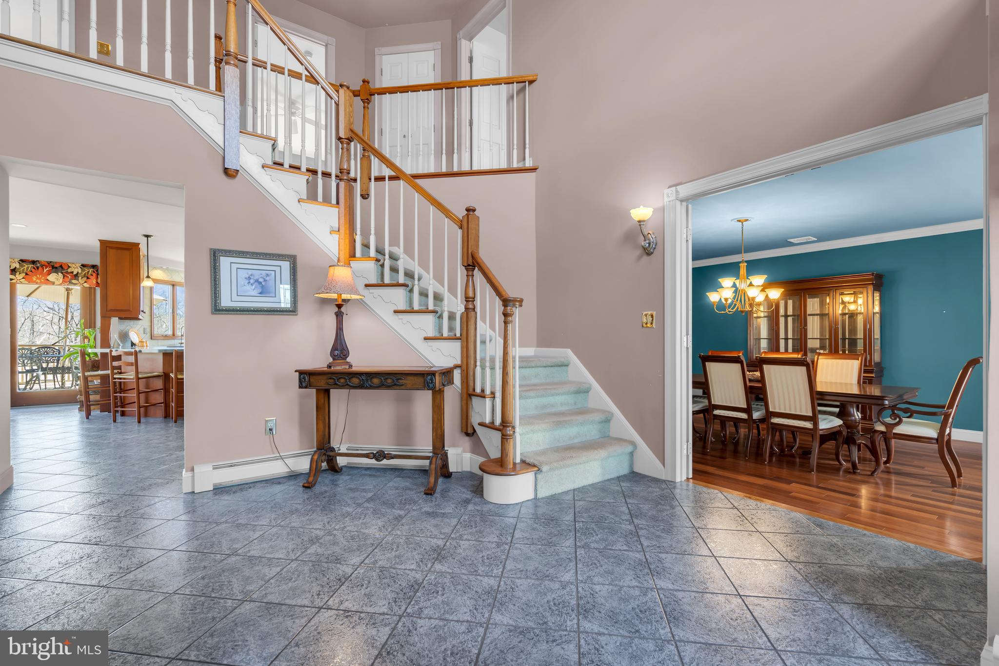 309 Pennington Harbourton Road Pennington, NJ 08534 - Photo 4 of 67 a view of entryway and dining room with furniture