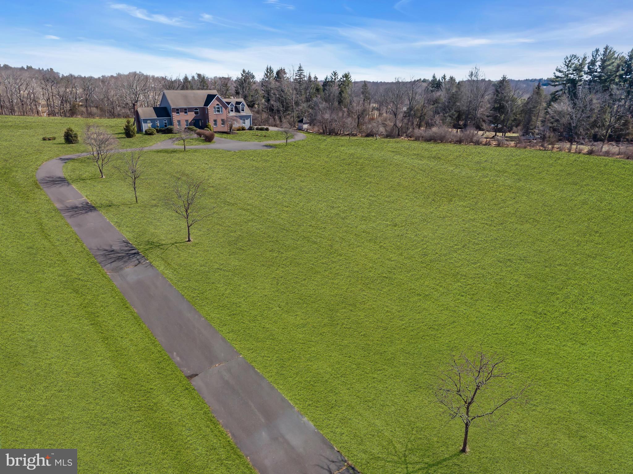 309 Pennington Harbourton Road Pennington, NJ 08534 - Photo 49 of 67 Aerial view of front of property