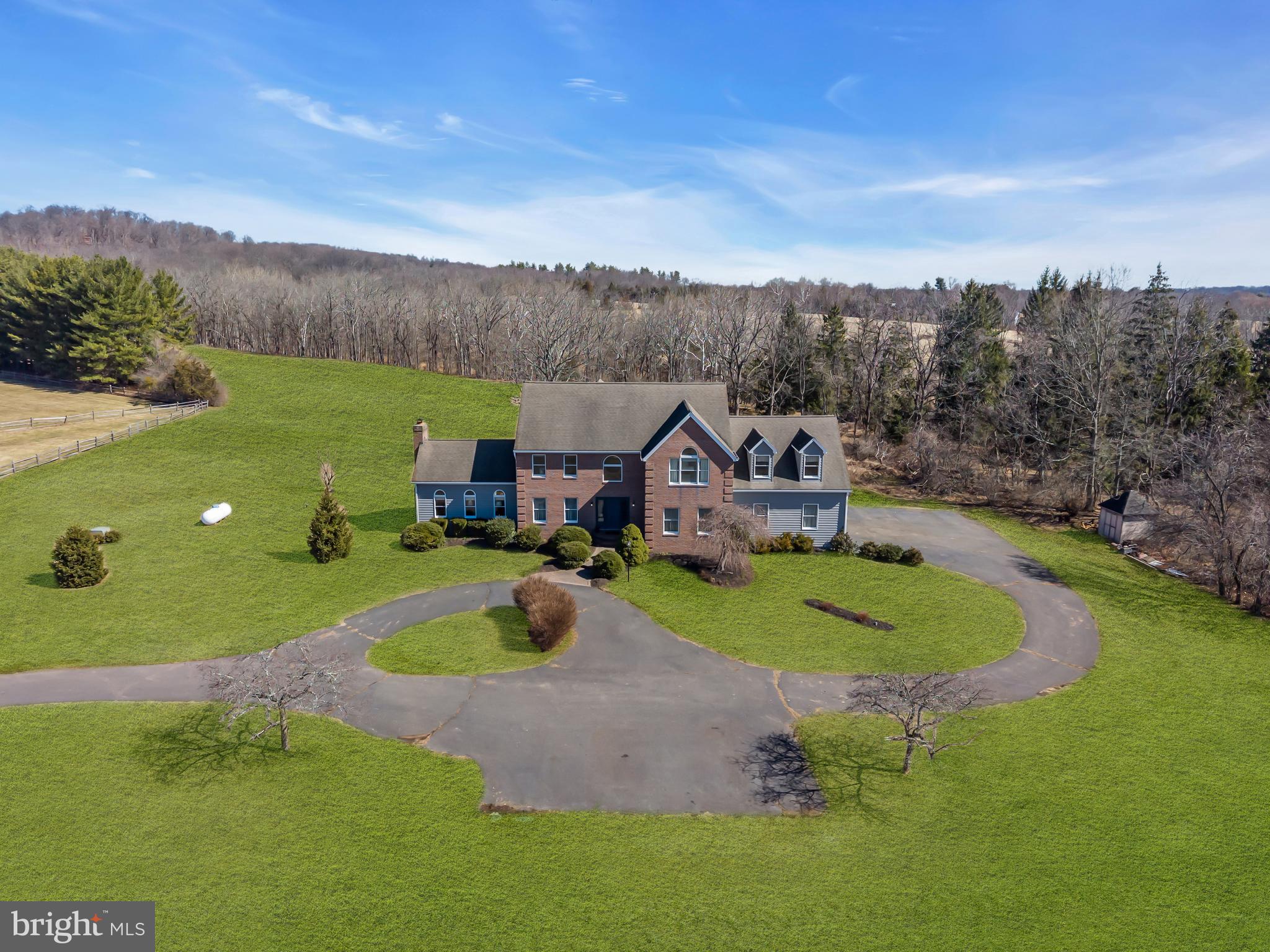 309 Pennington Harbourton Road Pennington, NJ 08534 - Photo 50 of 67 an aerial view of a house with outdoor space