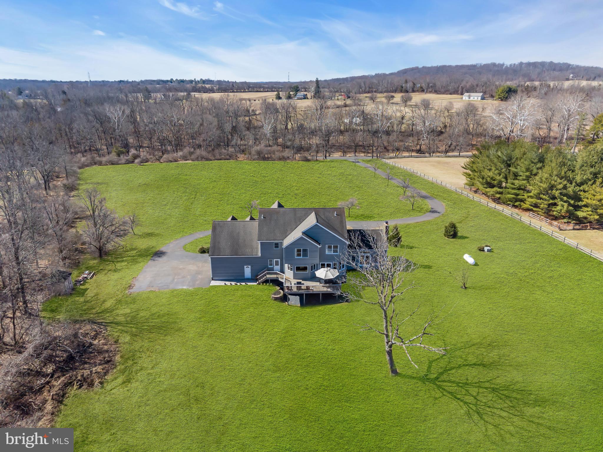 309 Pennington Harbourton Road Pennington, NJ 08534 - Photo 54 of 67 Aerial Views of The Back