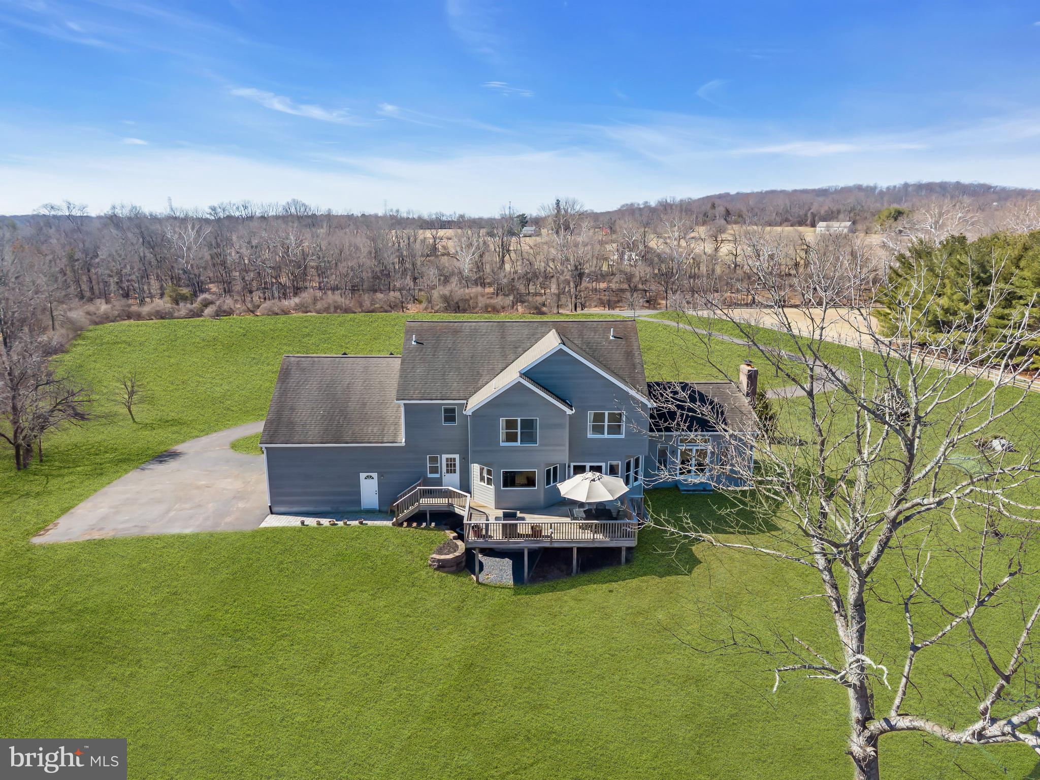 309 Pennington Harbourton Road Pennington, NJ 08534 - Photo 55 of 67 Aerial Views of The Back