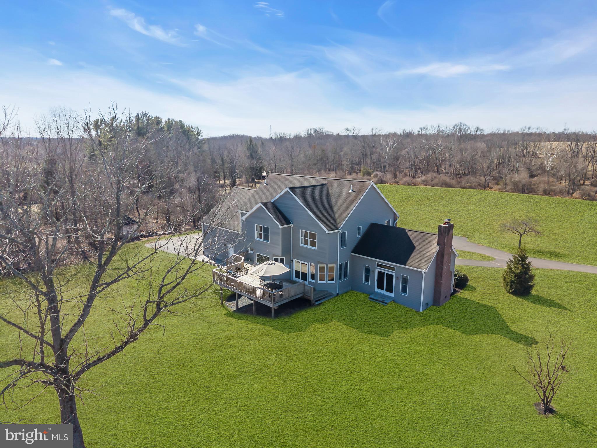 309 Pennington Harbourton Road Pennington, NJ 08534 - Photo 59 of 67 Aerial View of Back