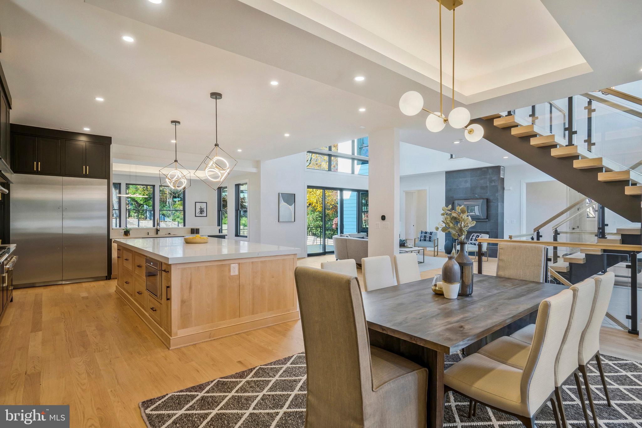 1520 Brookhaven Drive McLean, VA 22101 - Photo 22 of 108 Box ceiling with color changing strip lighting