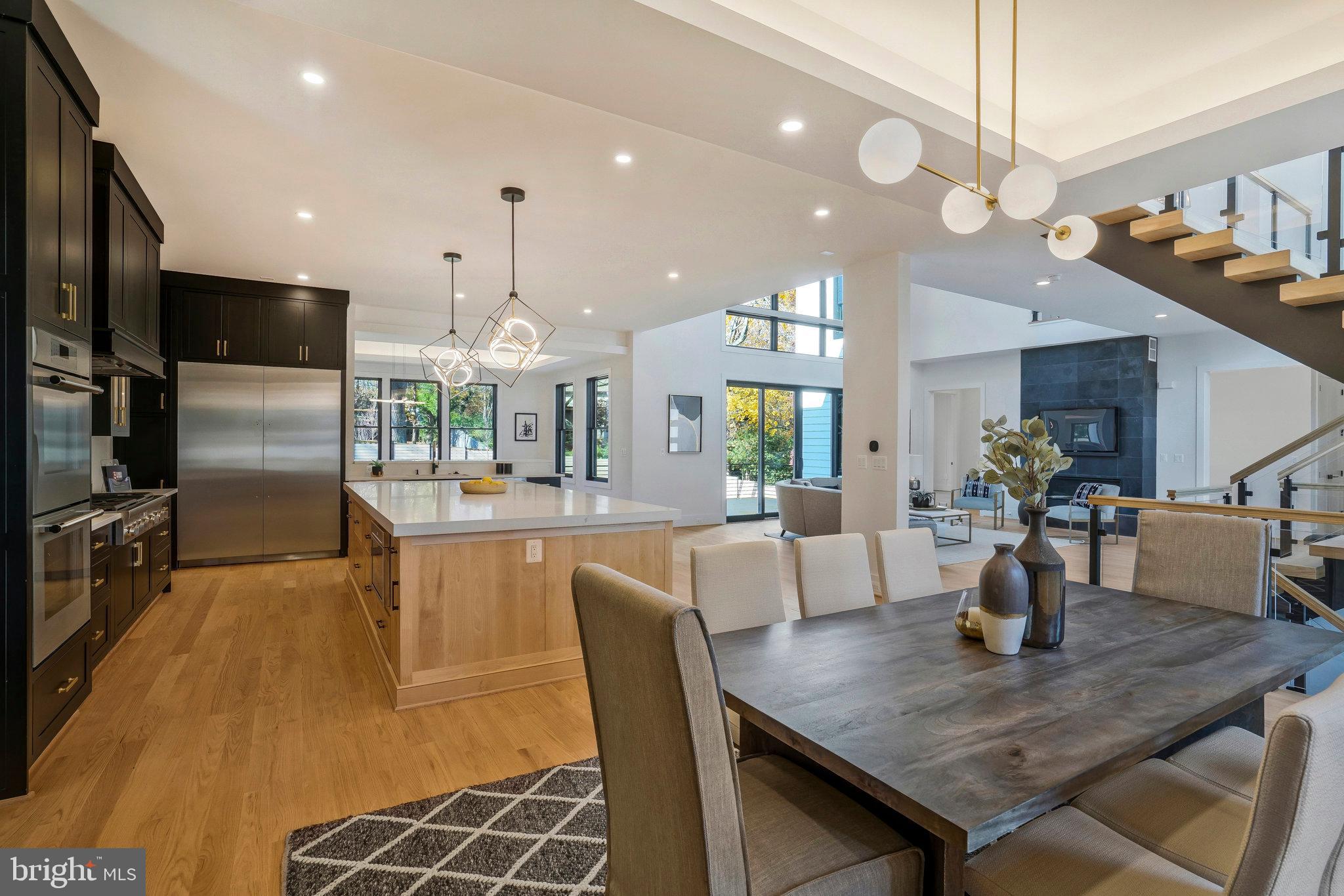 1520 Brookhaven Drive McLean, VA 22101 - Photo 23 of 108 Box ceiling with color changing strip lighting