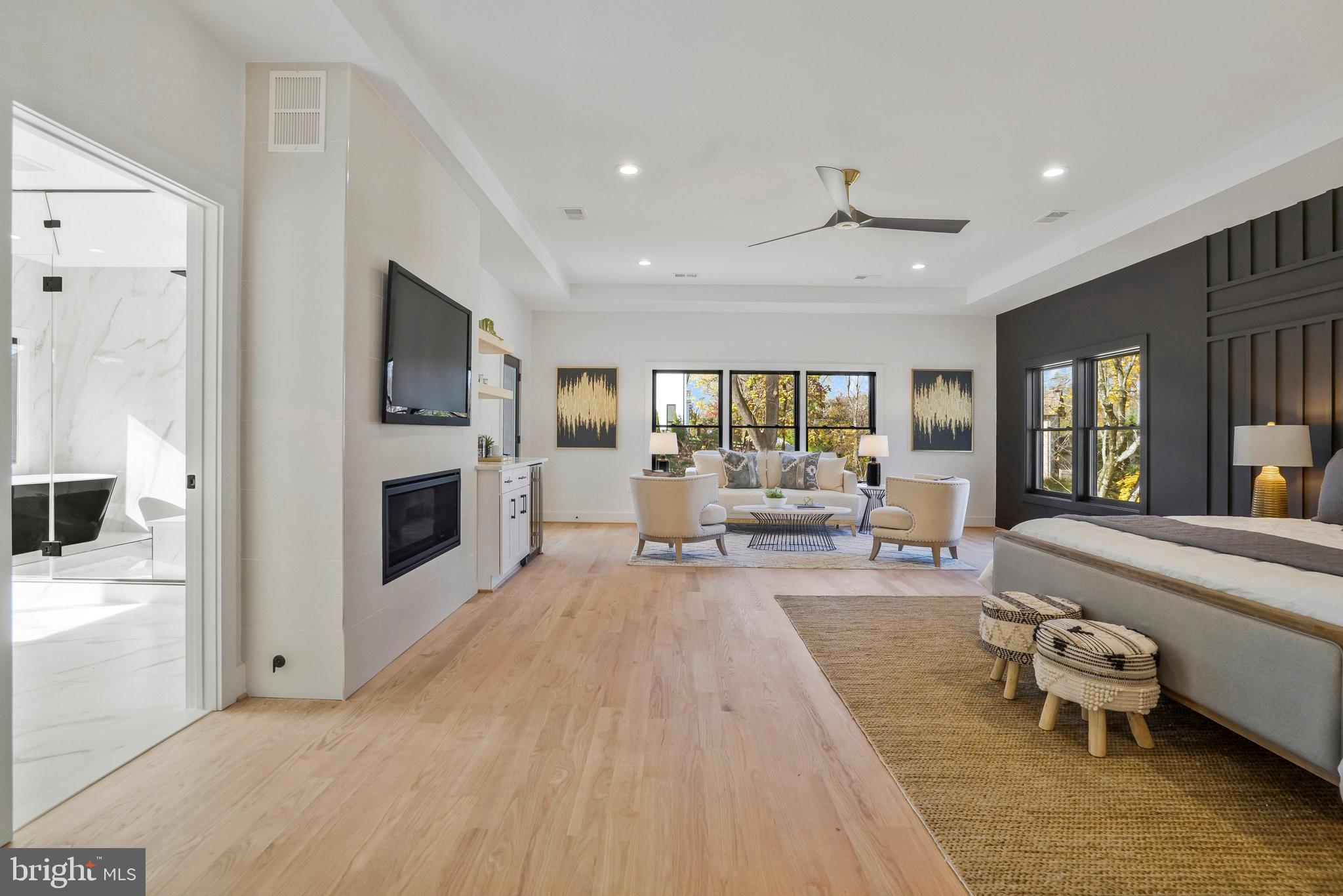 1520 Brookhaven Drive McLean, VA 22101 - Photo 49 of 108 Owner's suite with a gas fireplace