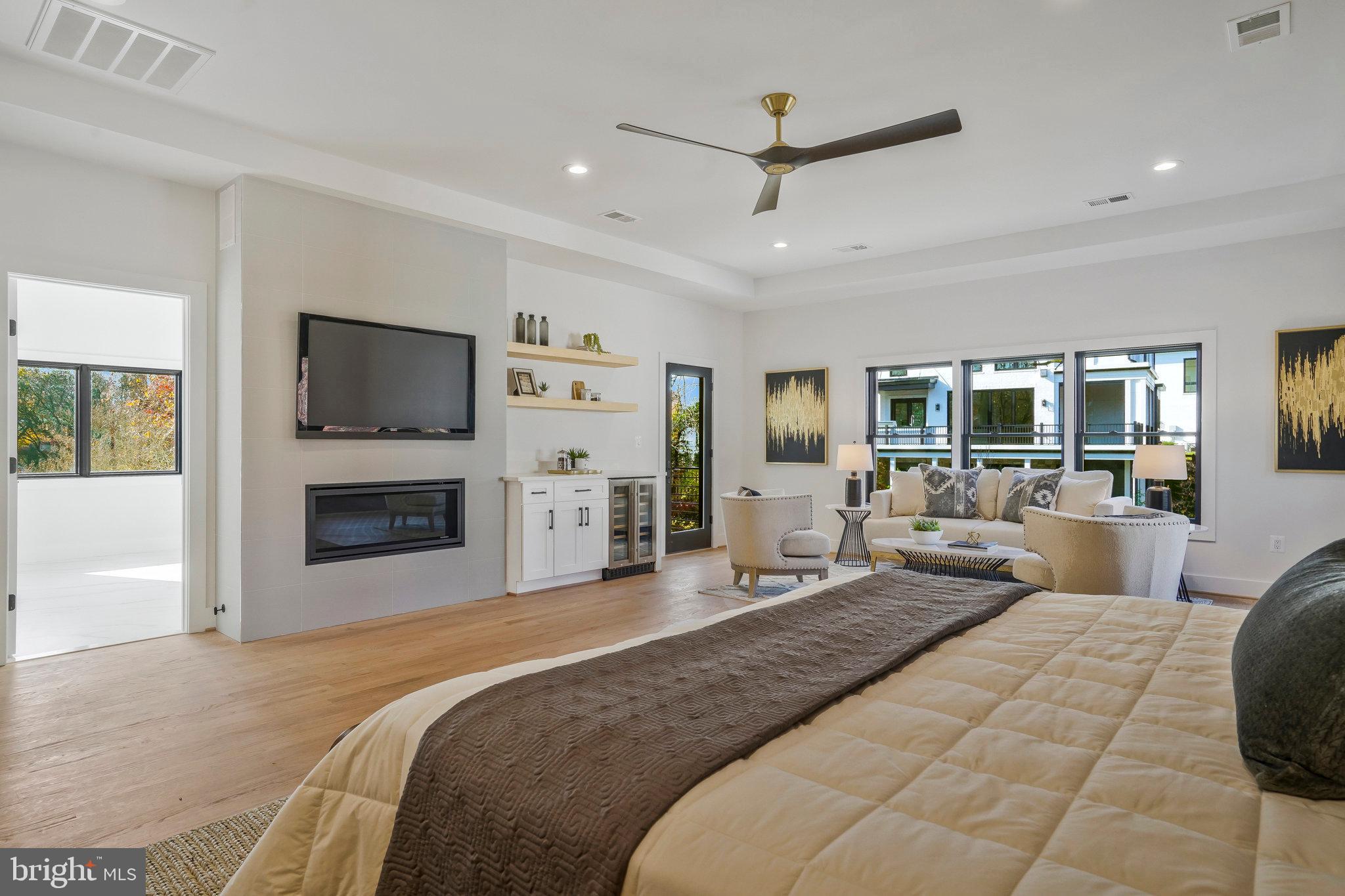 1520 Brookhaven Drive McLean, VA 22101 - Photo 50 of 108 Owner's suite with a gas fireplace