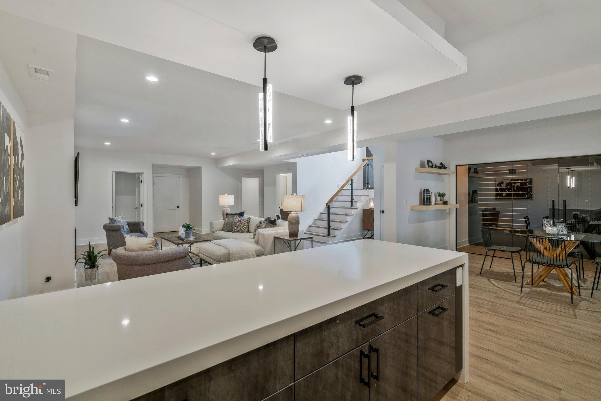 1520 Brookhaven Drive McLean, VA 22101 - Photo 84 of 108 modern wet bar with a separate wine storage room
