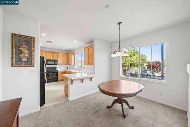 a room with furniture and a window