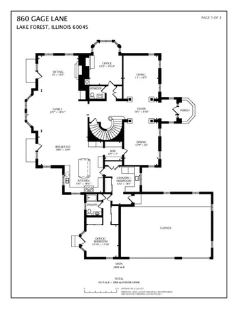 $1,900,000 | 860 Gage Lane, Lake Forest, IL 60045