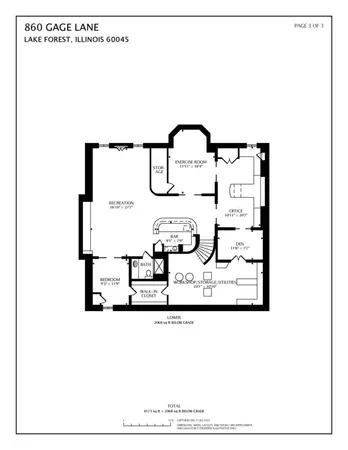 $1,900,000 | 860 Gage Lane, Lake Forest, IL 60045