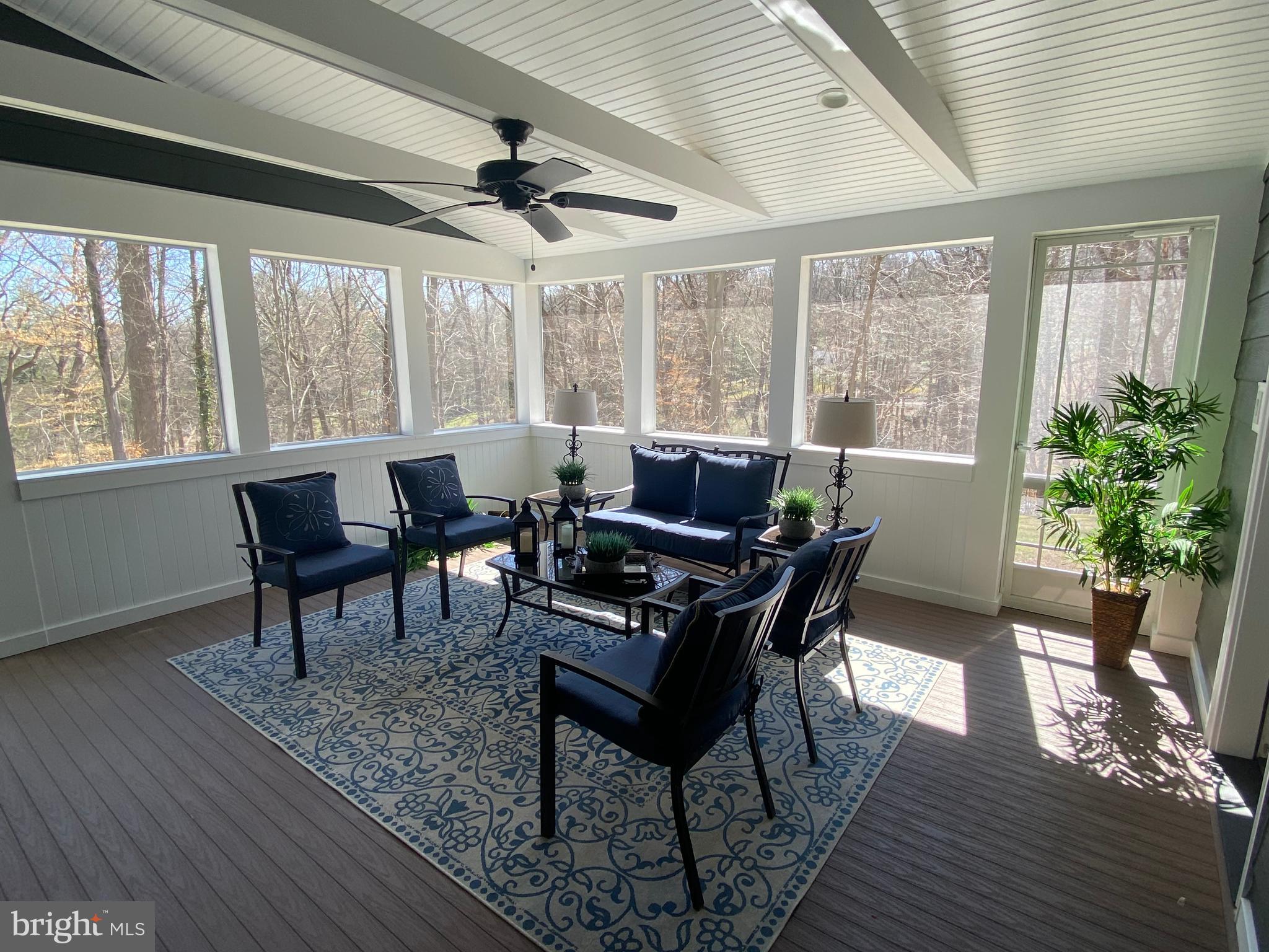 35 Dunminning Road Newtown Square, PA 19073 - Photo 14 of 37 Large covered porch looking out over back yard