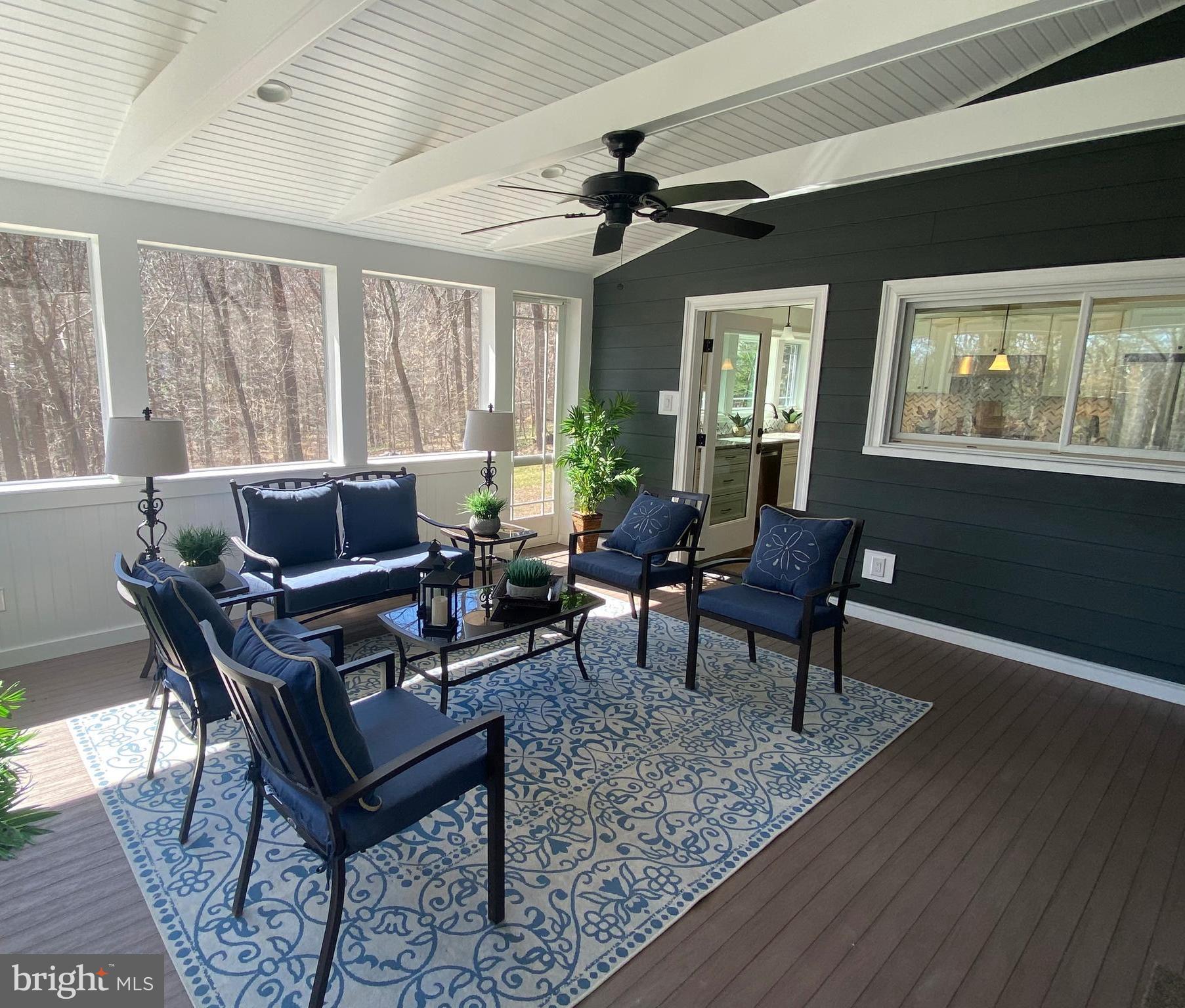 35 Dunminning Road Newtown Square, PA 19073 - Photo 15 of 37 Access to porch from kitchen, with sliding window.