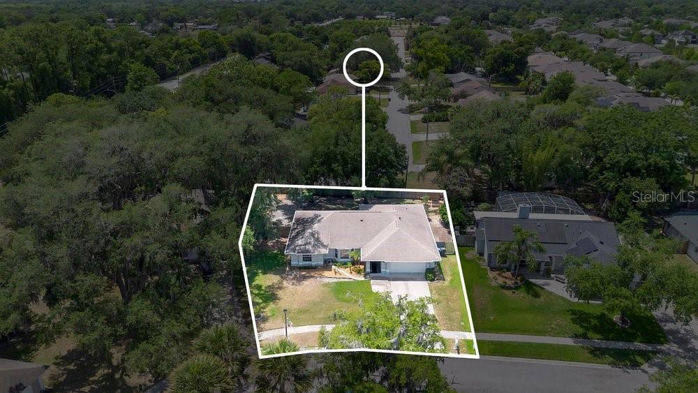 525 Rachael Court Oviedo, FL 32765 - Photo 36 of 37 an aerial view of house with swimming pool outdoor seating and yard