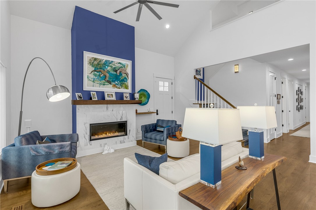 1230 Melton Road, Unit 215 West Union, SC 29696 - Photo 7 of 50 Vaulted Ceiling, Solid Core Doors with Emtek Door Hardware and Hinges, 8' Doors on Main Level