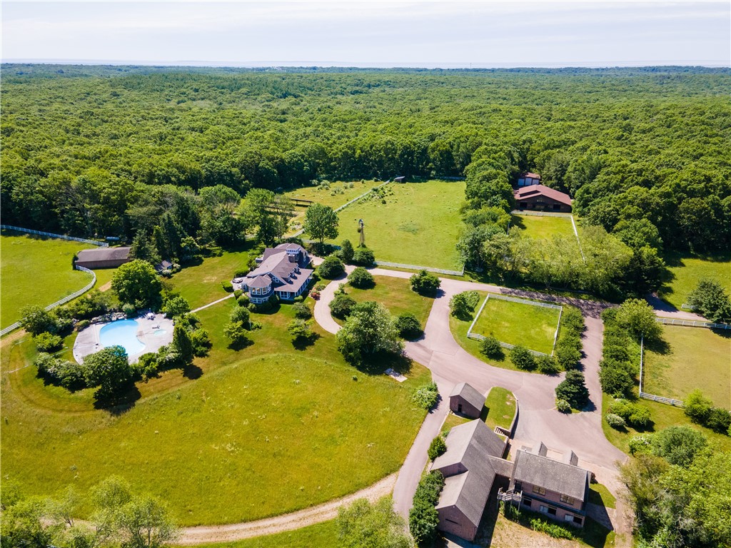 9E Bradford Road Westerly, RI 02808 - Photo 25 of 49 Aerial with Smaller Barn in Foreground