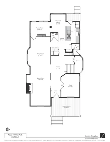 a picture of a room with a white wall and a painting