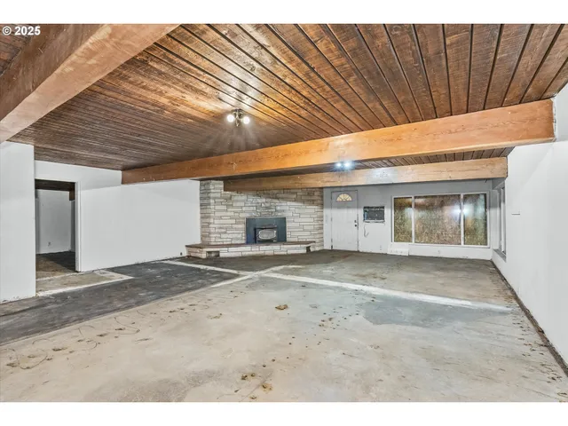 a view of a backyard of a house